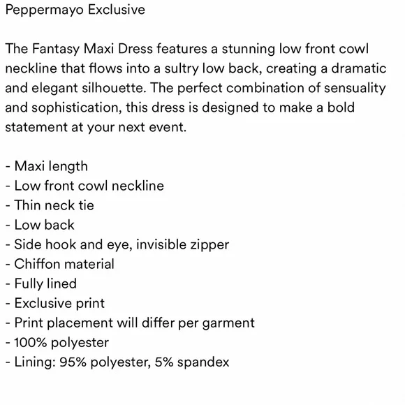 PEPPERMAYO MAXI DRESS - Picture 12 of 13